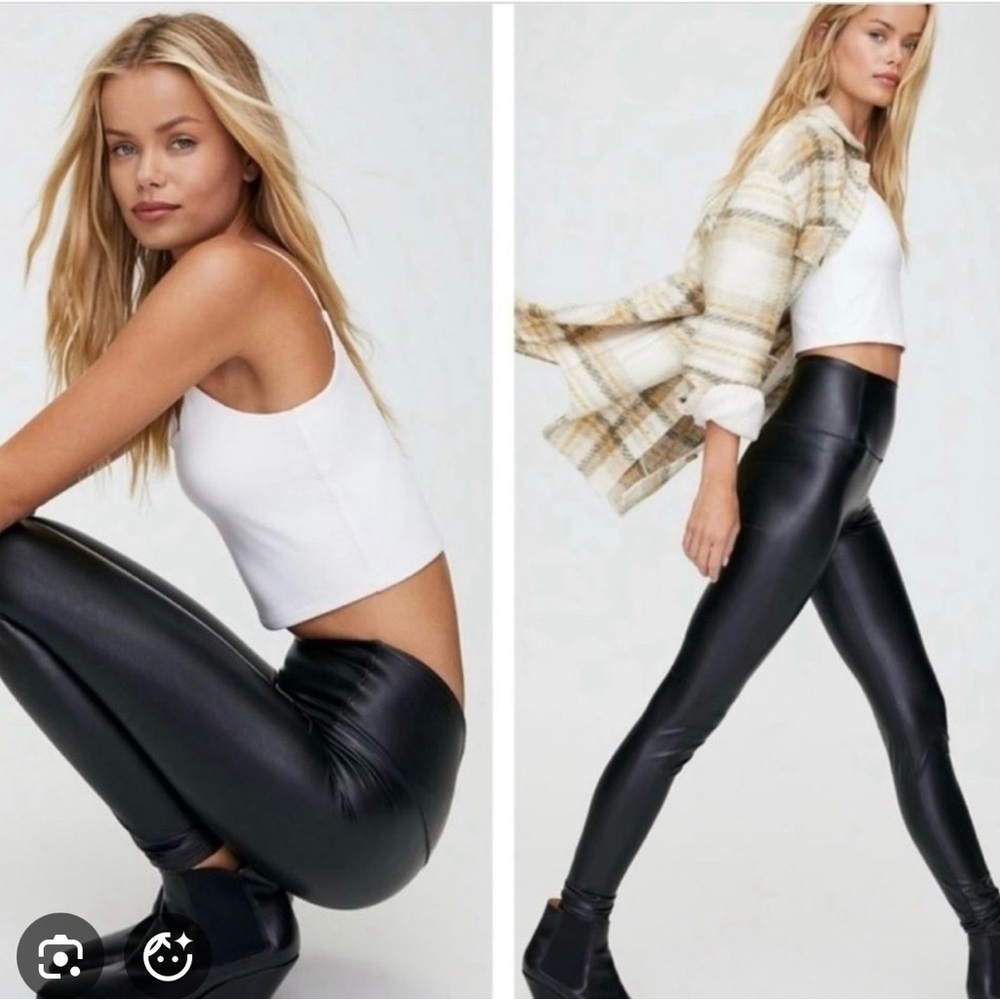 Wilfred Shiny Black Leggings